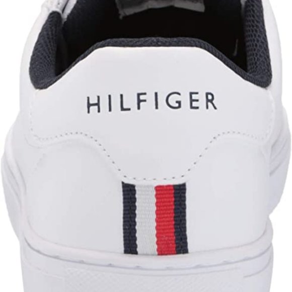 NEW Tommy Hilfiger Mens Brecon Classic Sneaker Sz 11 white - Picture 10 of 11